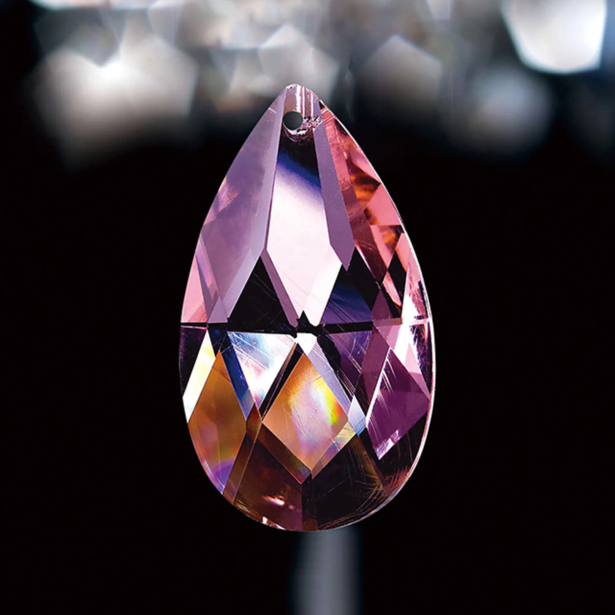 Crystal Pendalogue, No Ring Or Pin Included 38mm C20031  Diyas Crystal Pendalogue